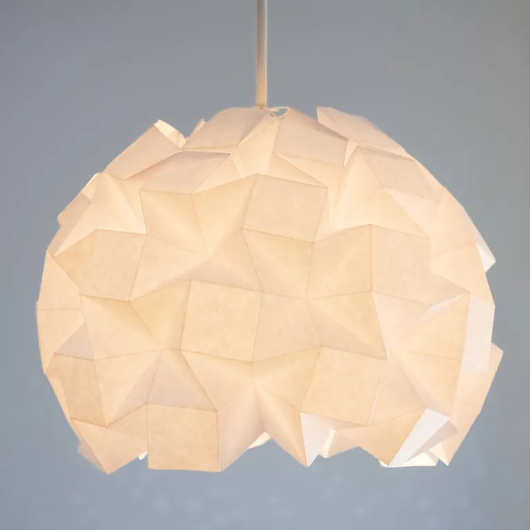 Origami pendant lamp